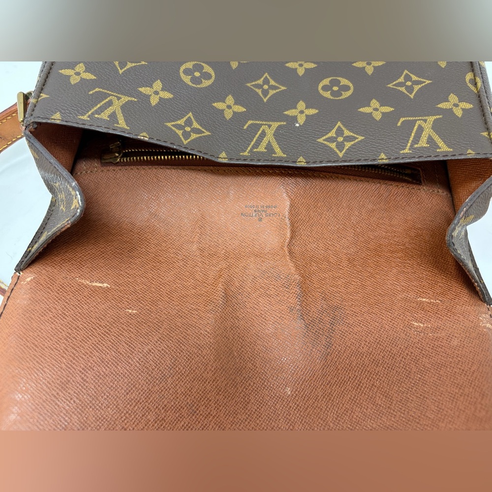 Louis Vuitton Saint Cloud GM Monogram Crossbody Bag Vintage 1989 Authentic LV - Picture 6 of 16